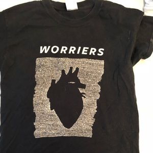 Worriers vintage band T-shirt size small